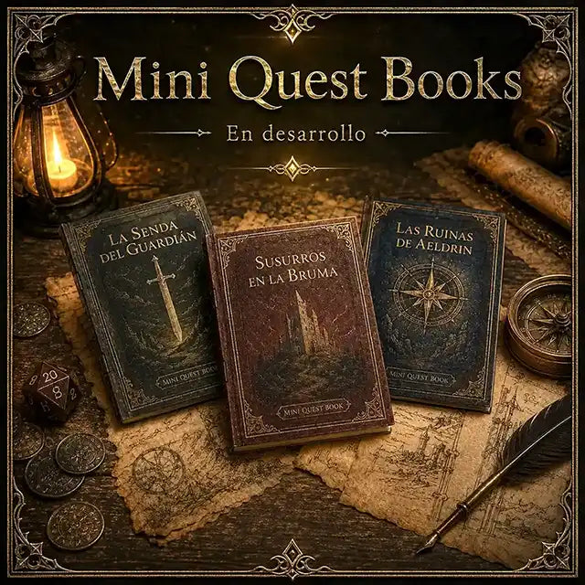 Mini Quest Books futura expansión de Imparable Adventure Maps