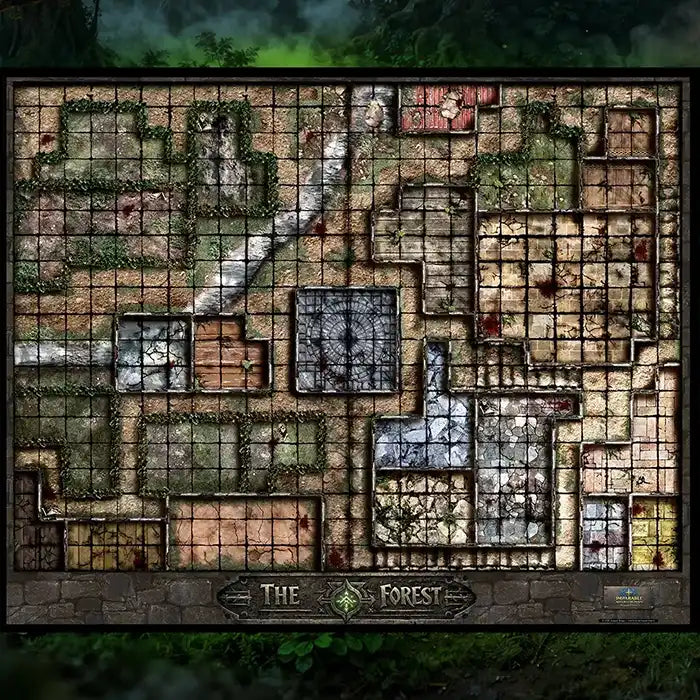 Mapa The Forest para aventuras de fantasía en mesa